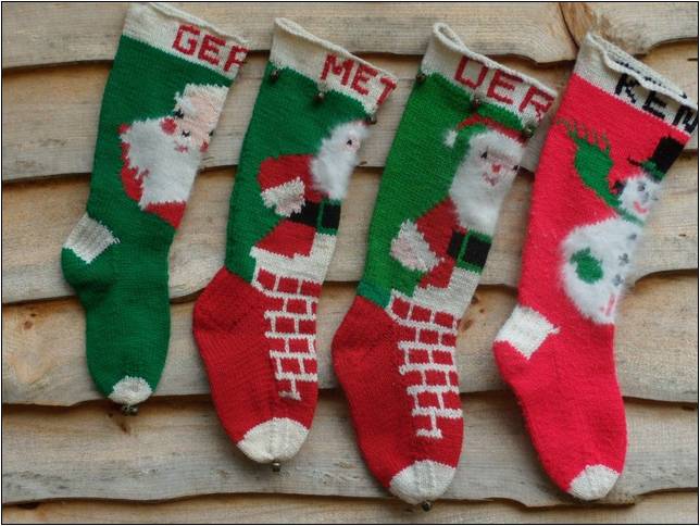Knit O Graf Christmas Stocking Pattern
